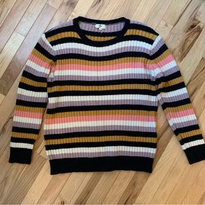 Colorful knit sweater
